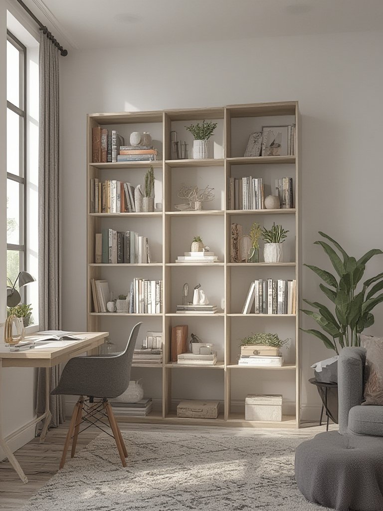 bookshelf organizer in action