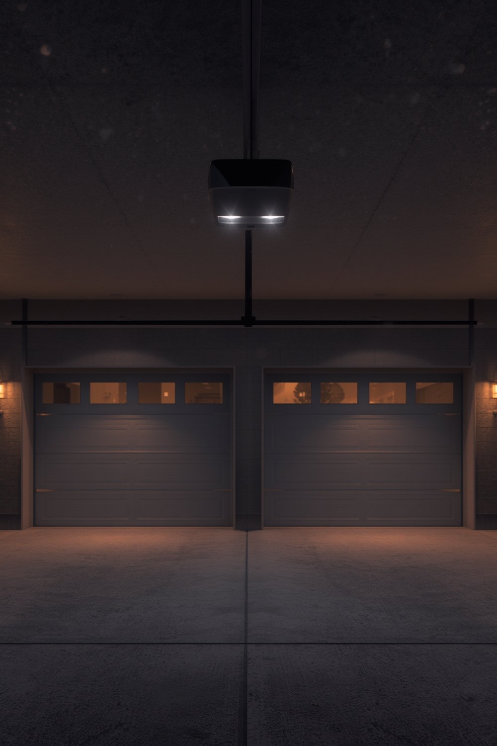 Battery backup garage door opener - Illustration 1