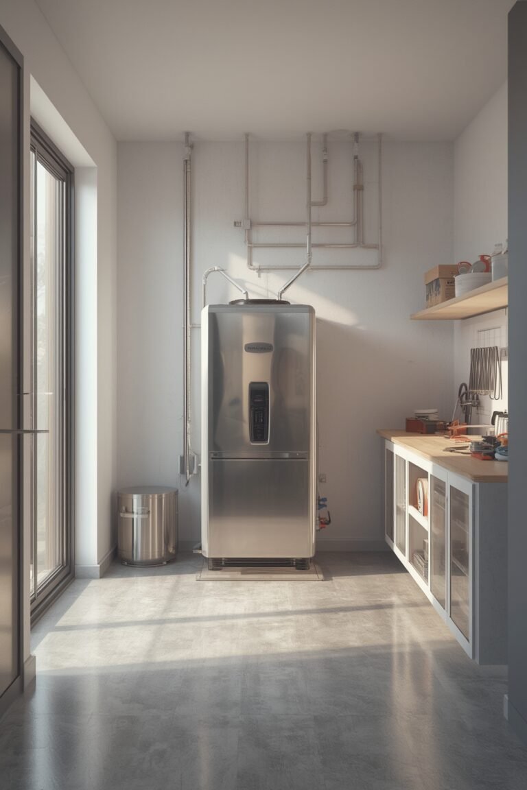 Heat pump water heater installation