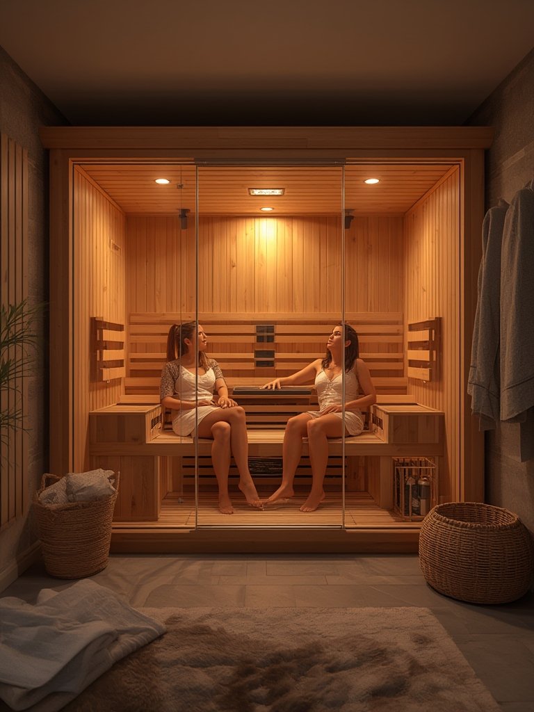 Home sauna installation