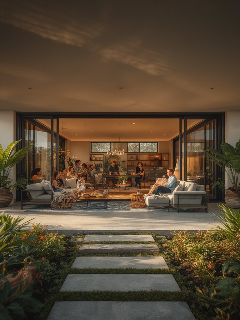 Indoor outdoor living space design