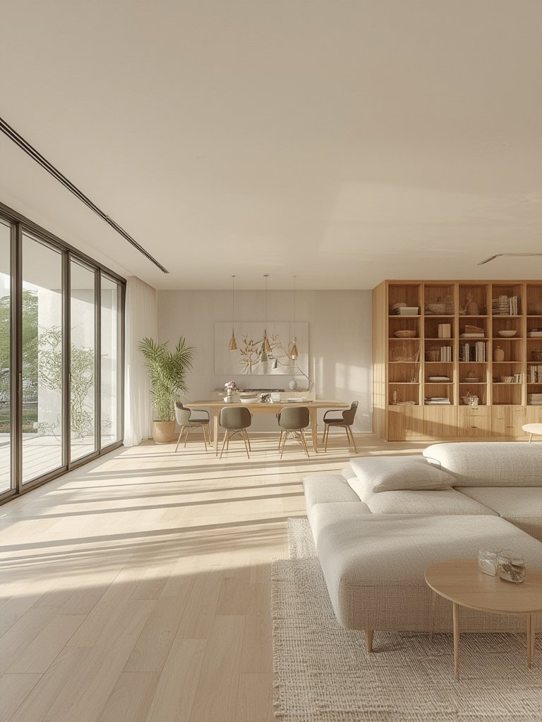 Quiet minimalism home design