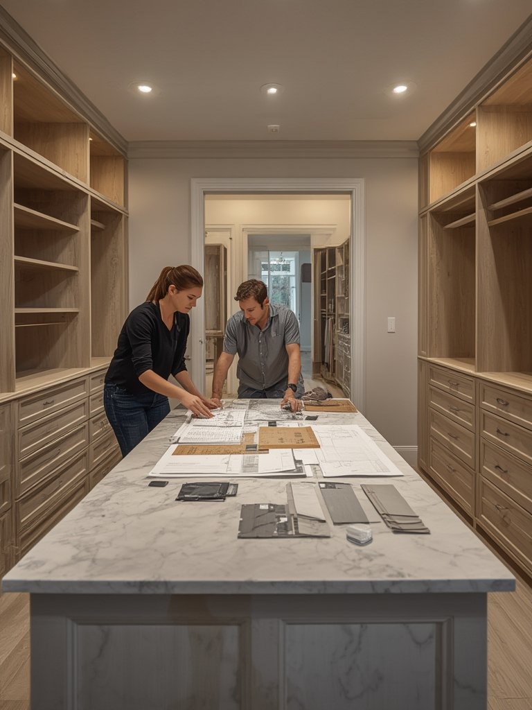 Separate primary suite closets - Illustration 2