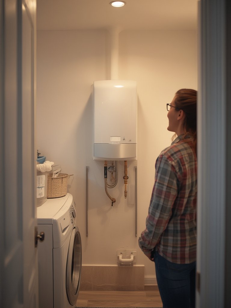 Tankless water heater installation