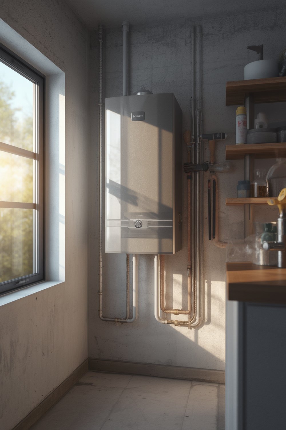 Tankless water heater installation - Illustration 1