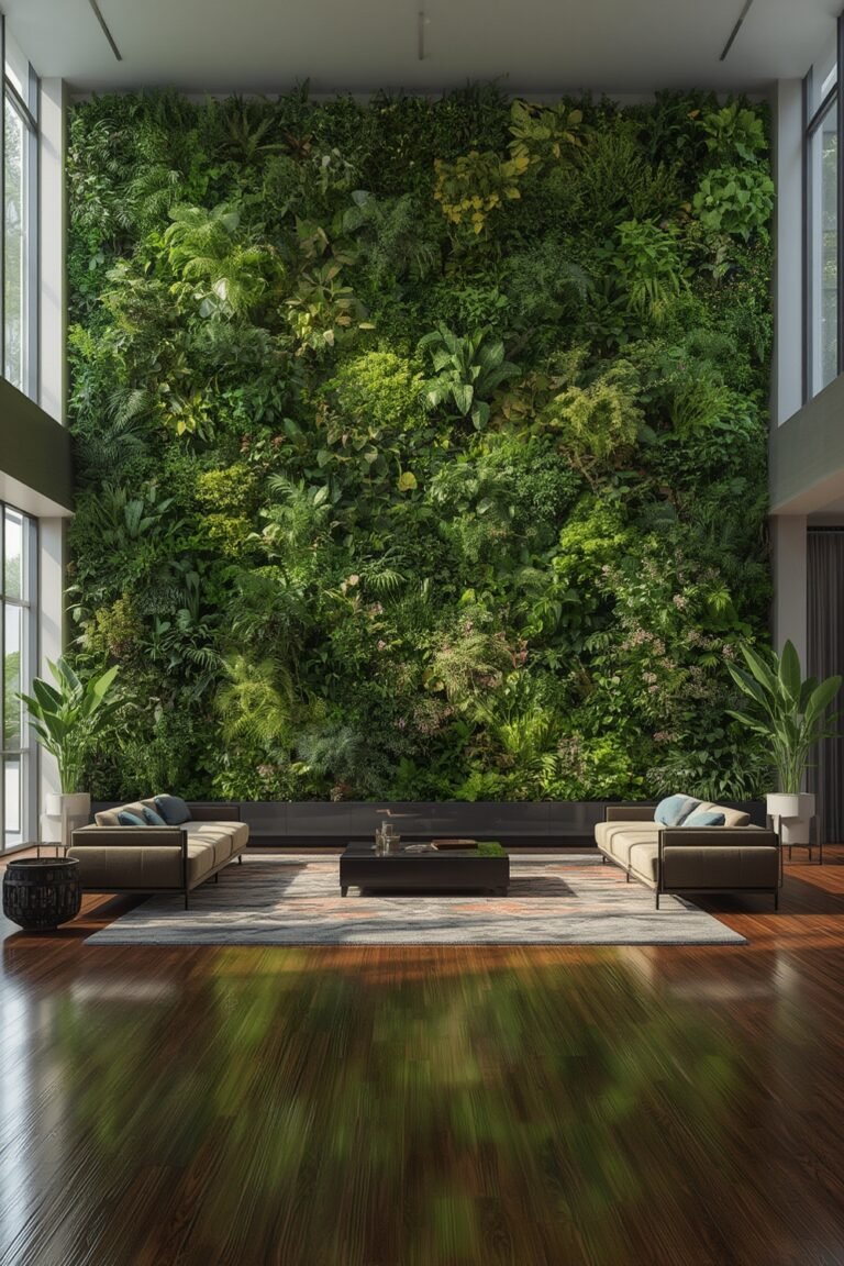 Vertical garden living wall