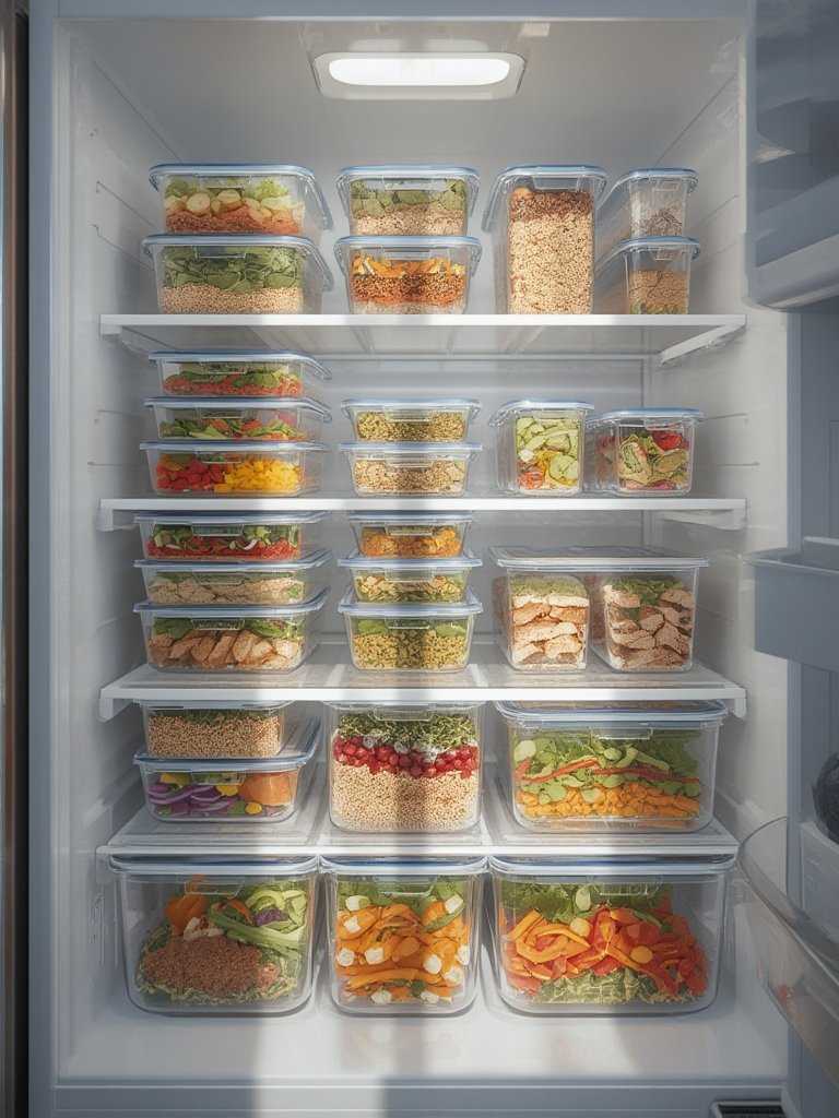 glass containers in action