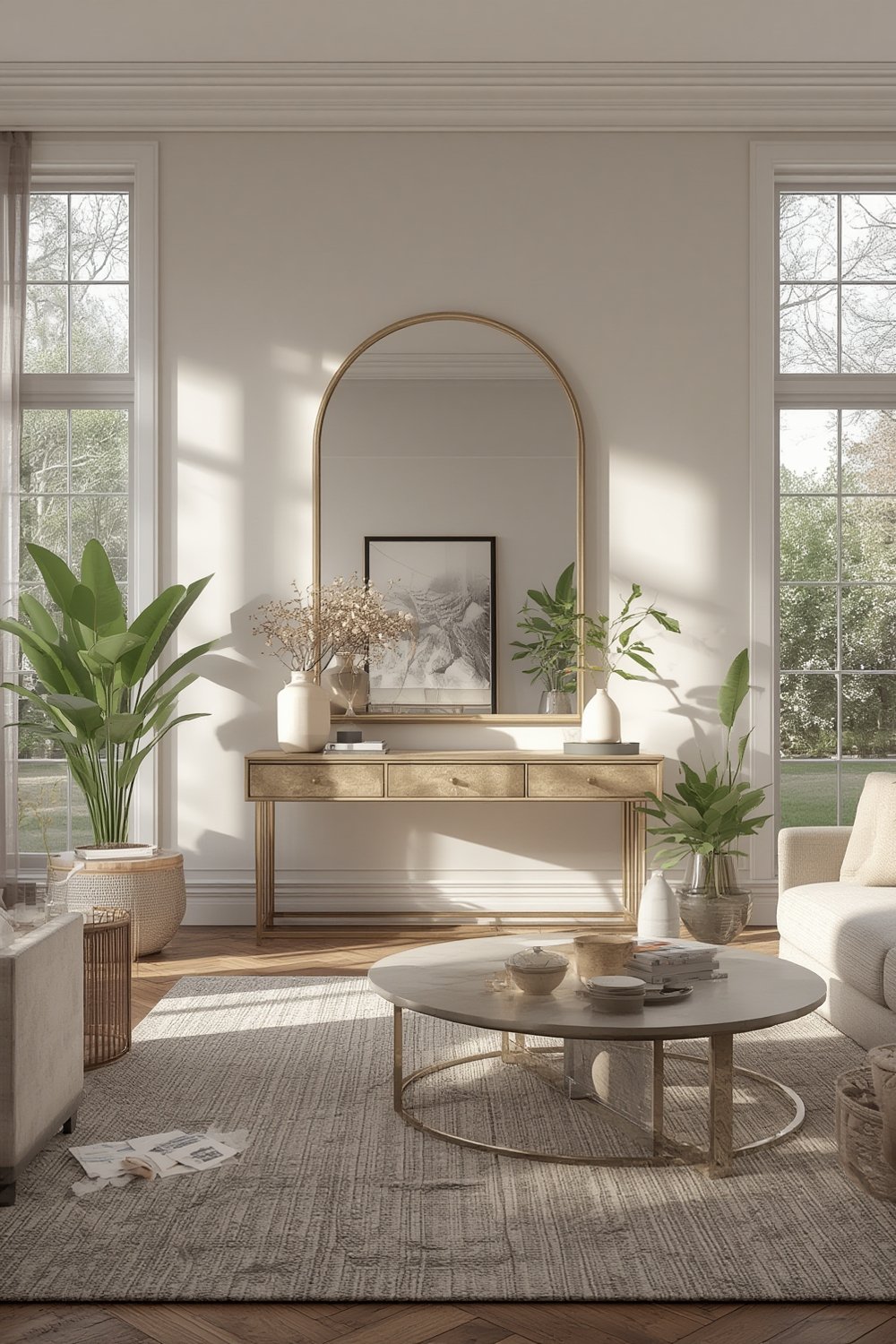 arched mirror - Illustration 1