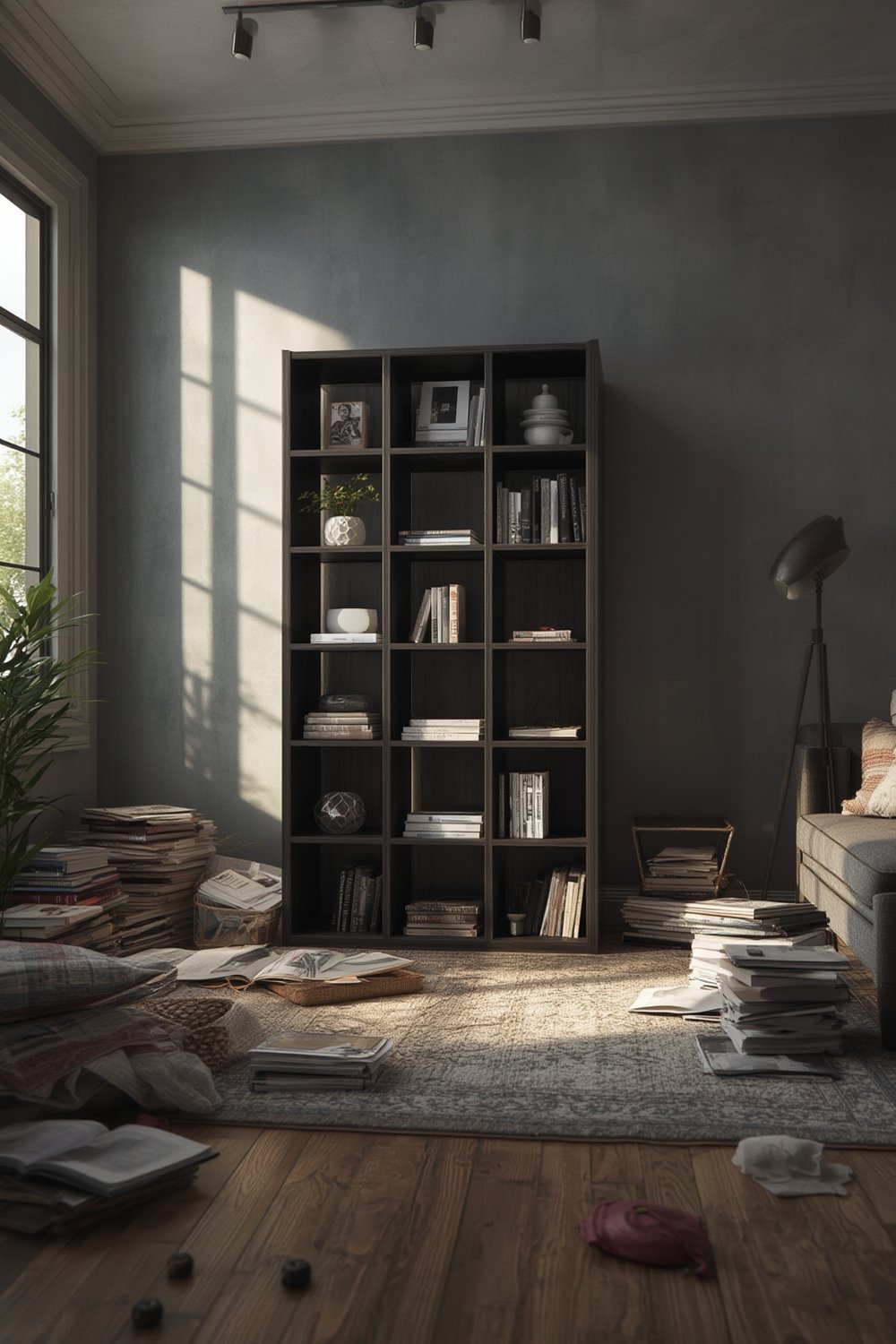 bookshelf organizer product view