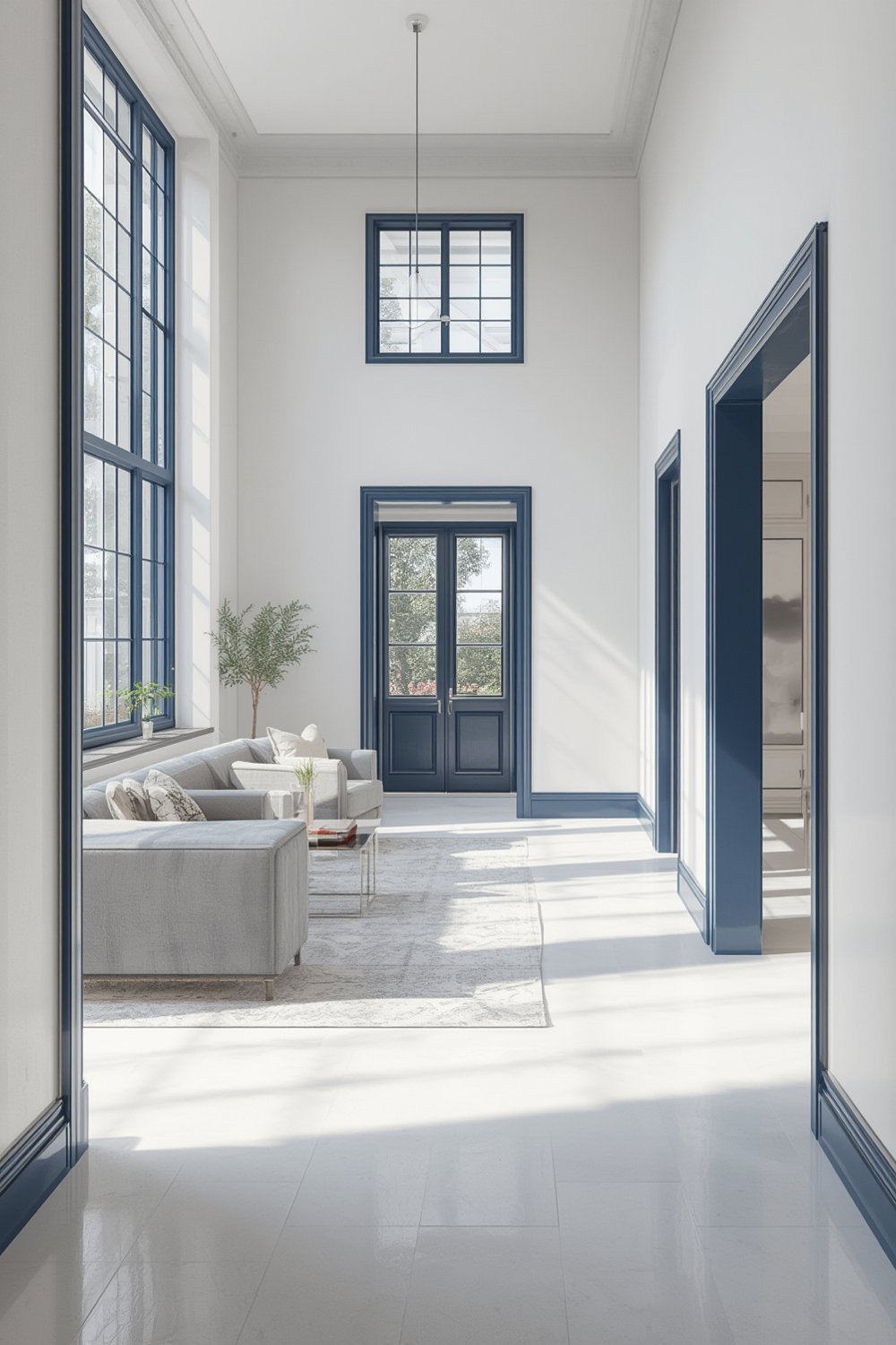 contrast trim painting - Illustration 1