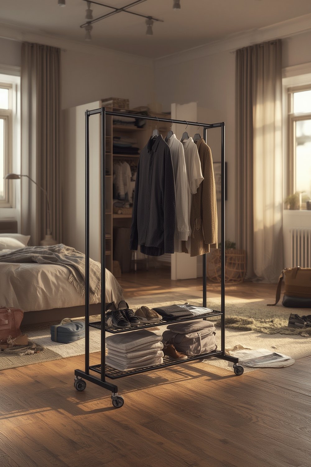 garment rack product view