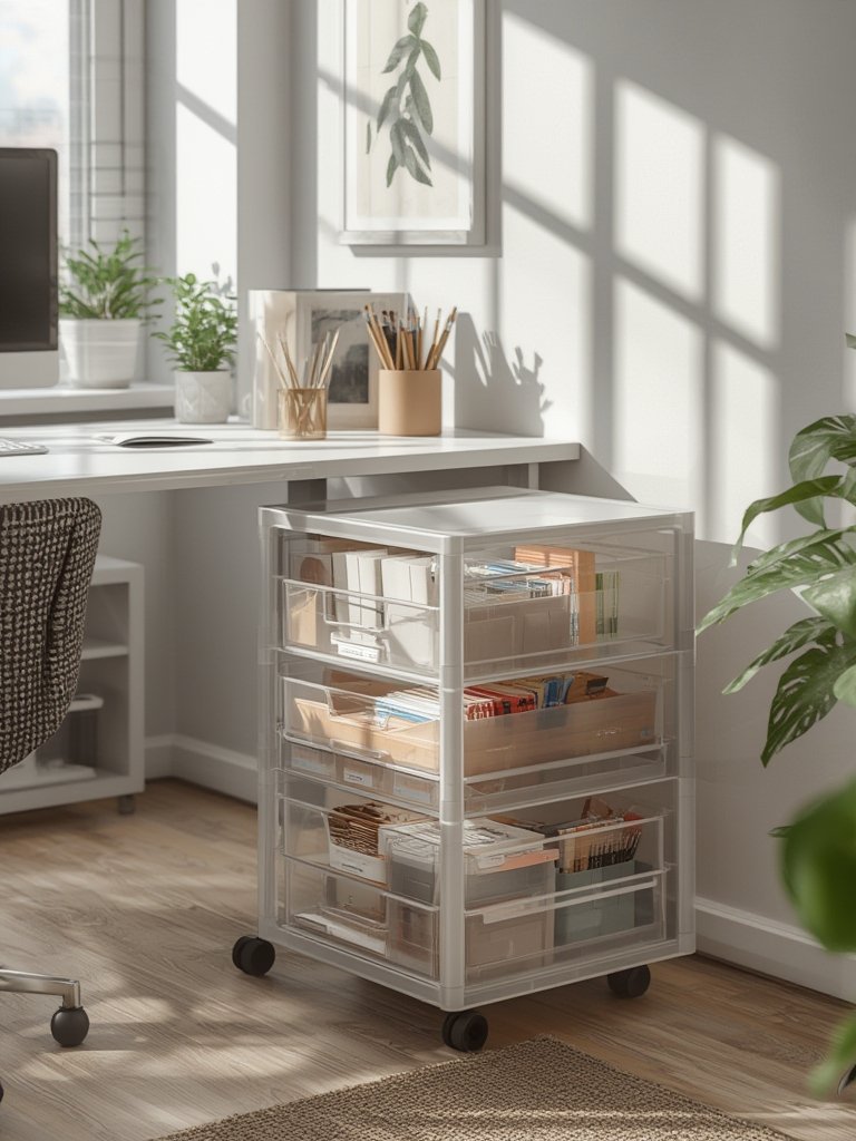 storage cart in action