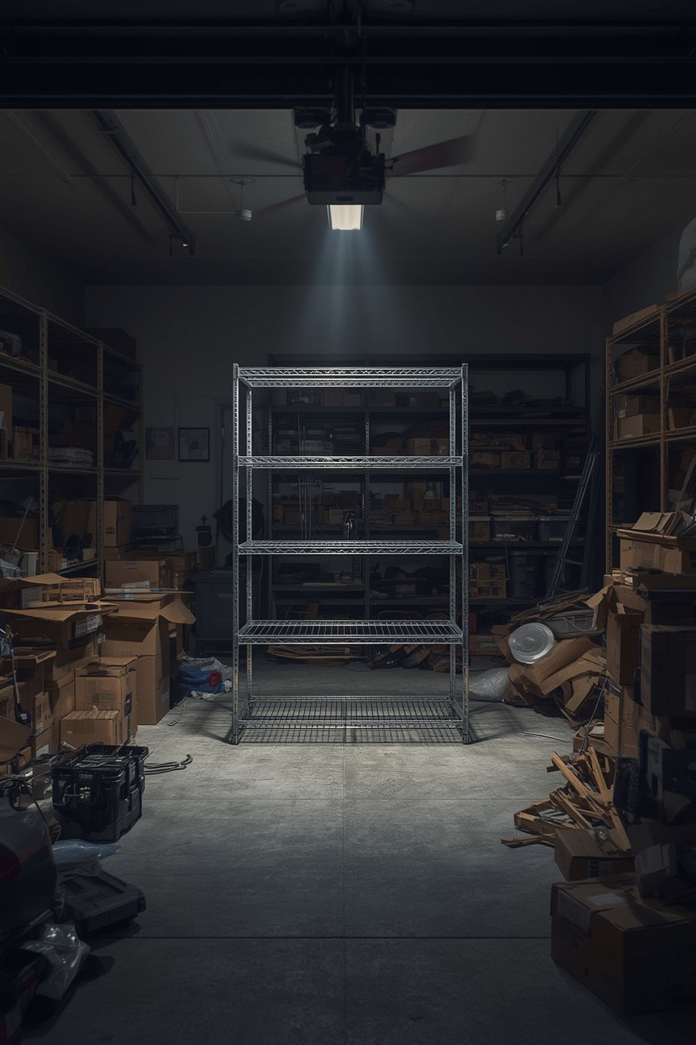 wire shelving product view