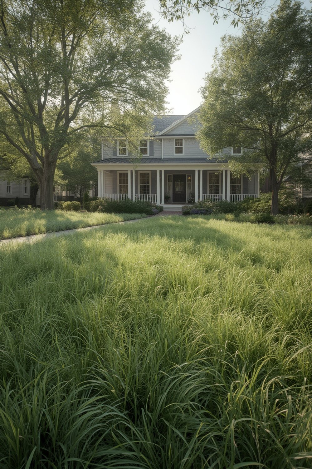 Pennsylvania sedge lawn