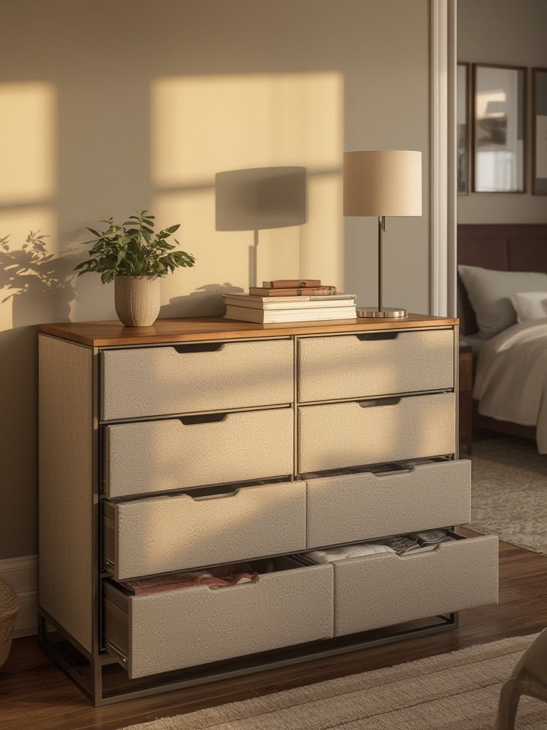 dresser organizer in action