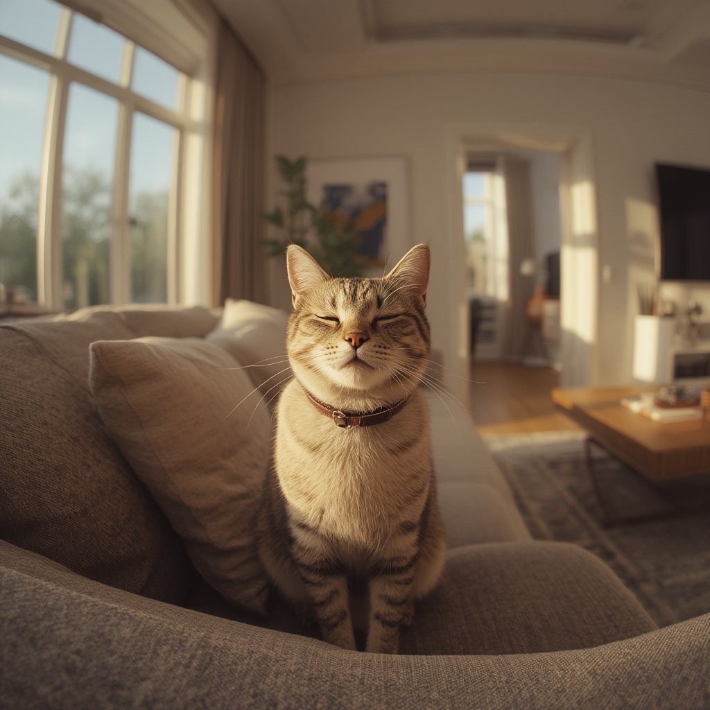 cat calming collar - Illustration 1