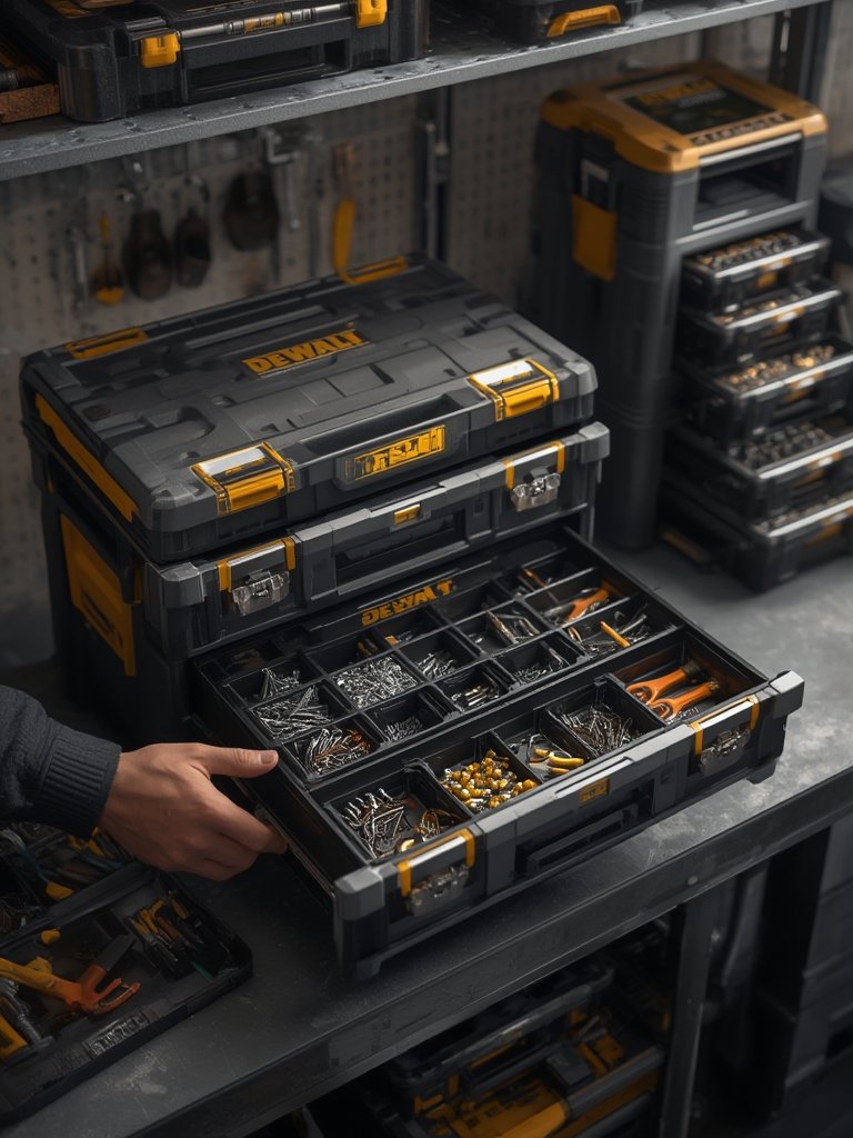 tool organizer in action