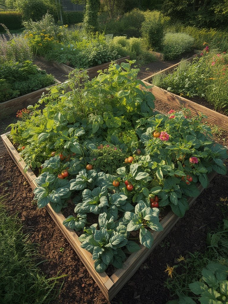 hügelkultur raised bed