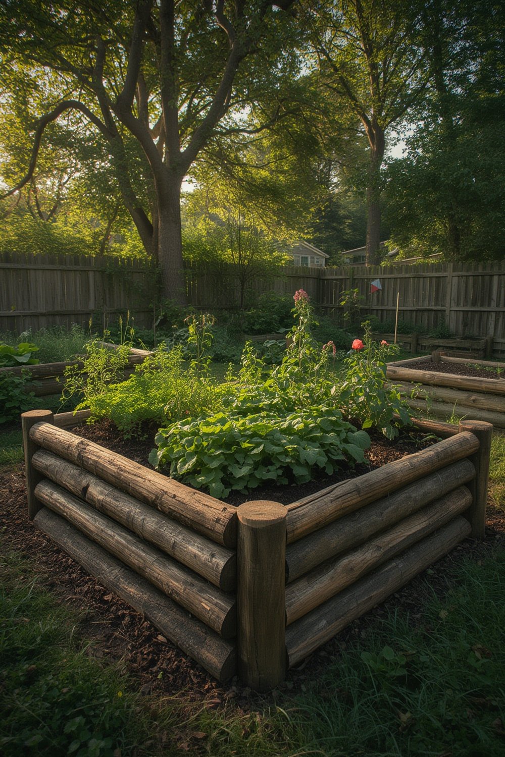 hügelkultur raised bed - Illustration 1