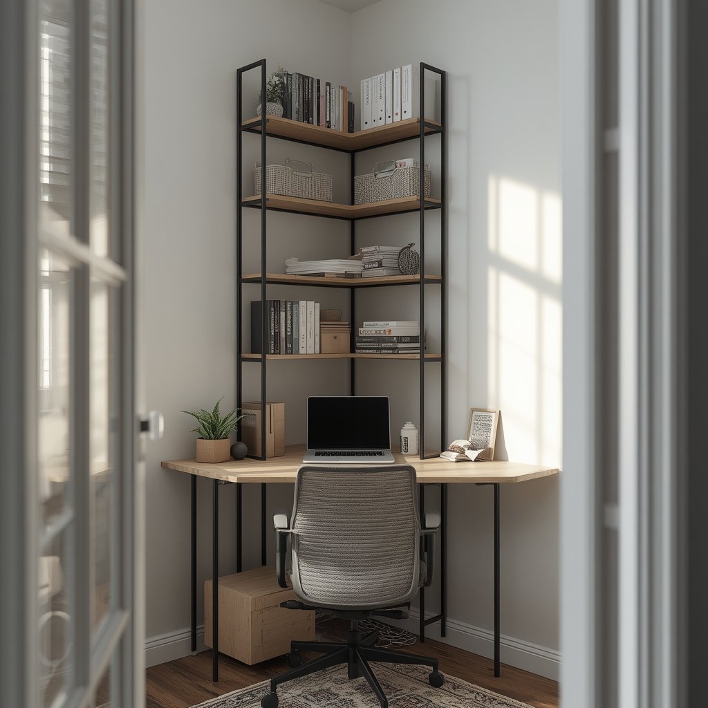 tall bookshelf in action