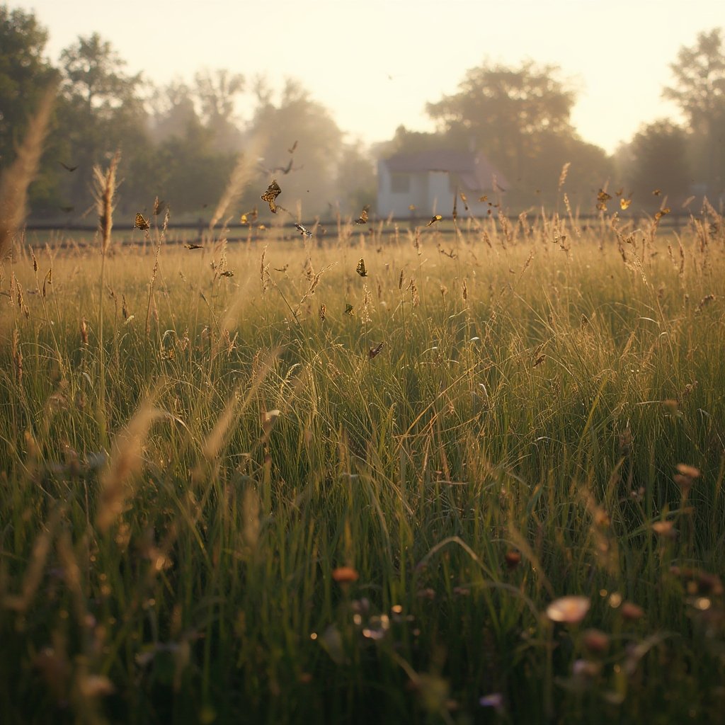native grass meadow - Illustration 1