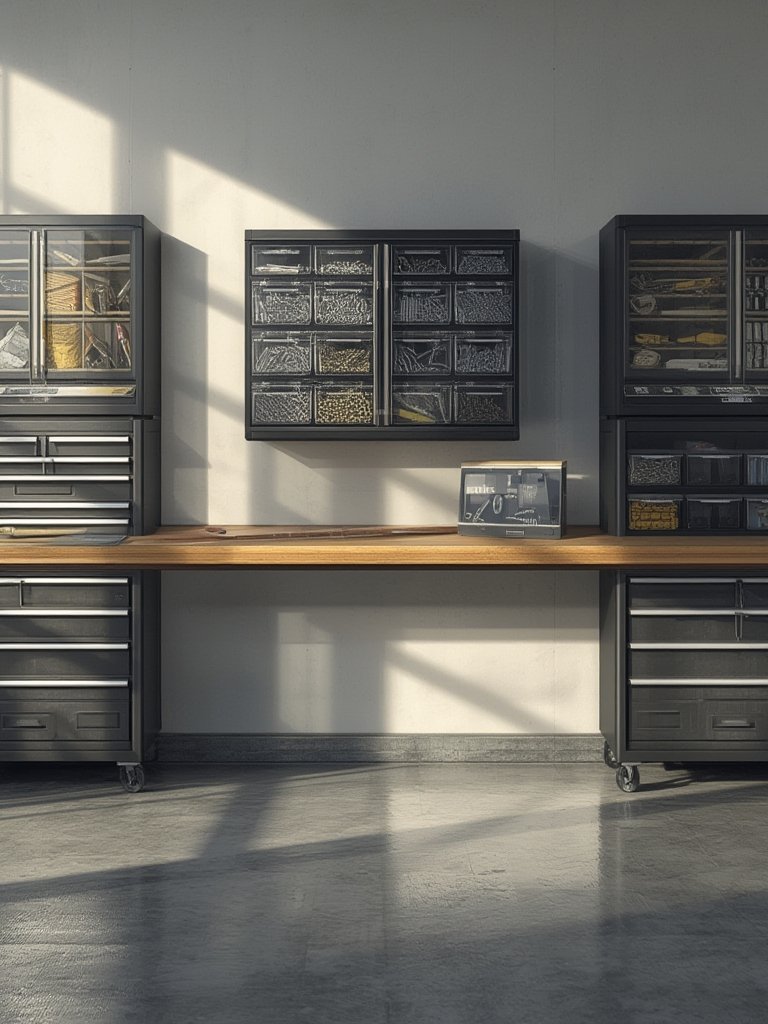 tool organizer in action