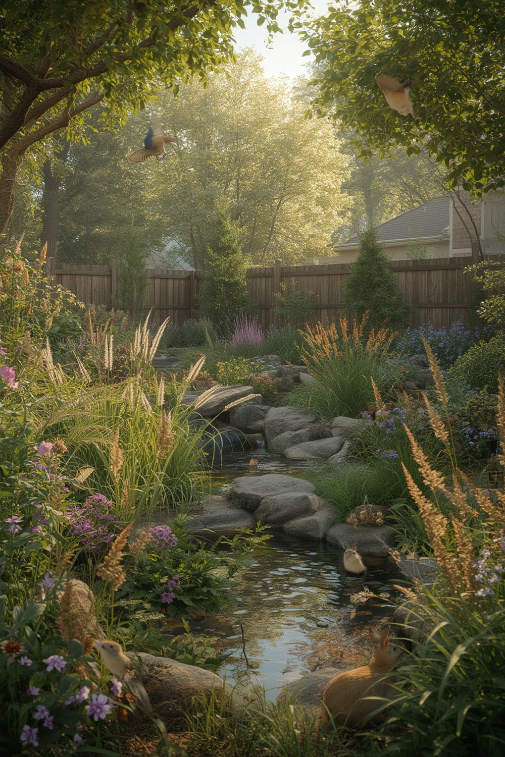 wildlife habitat garden - Illustration 1