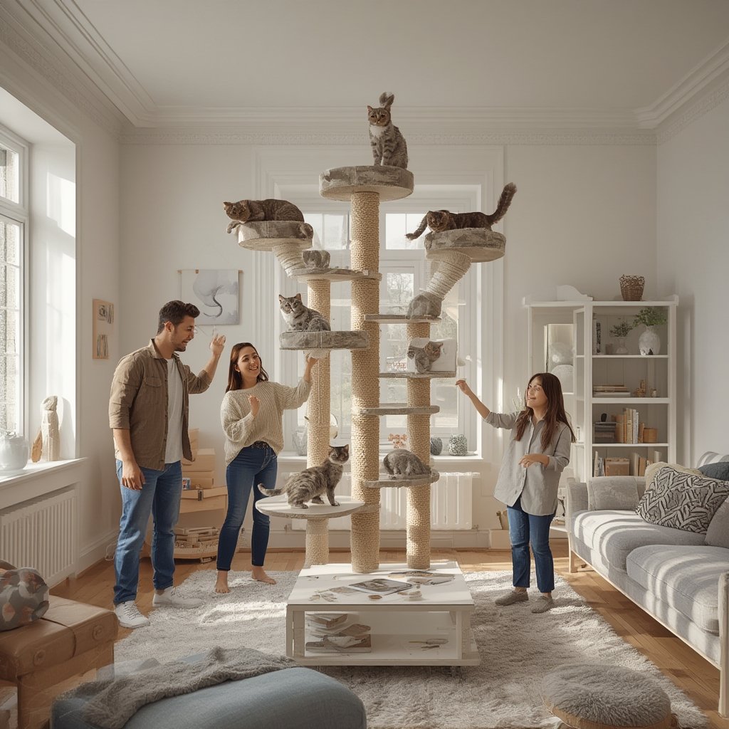 cat furniture tree - Illustration 3