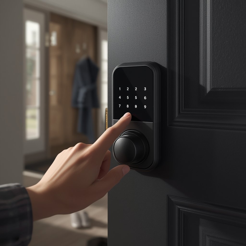 keyless entry in action