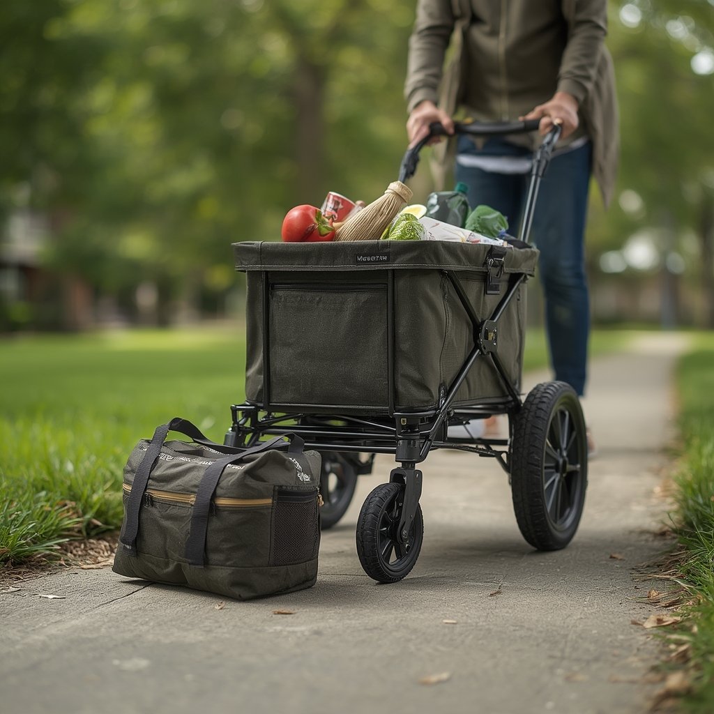 shopping cart in action