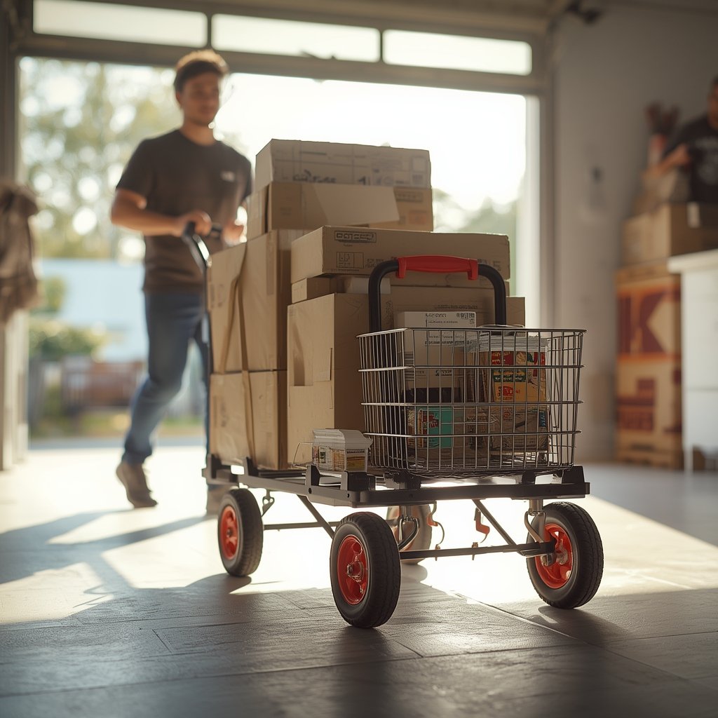 hand truck in action