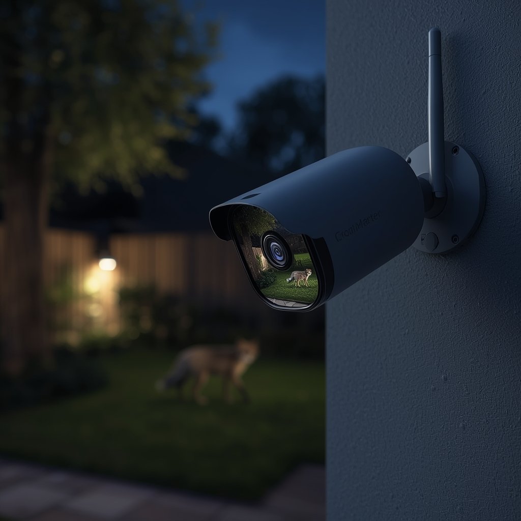 wireless camera in action