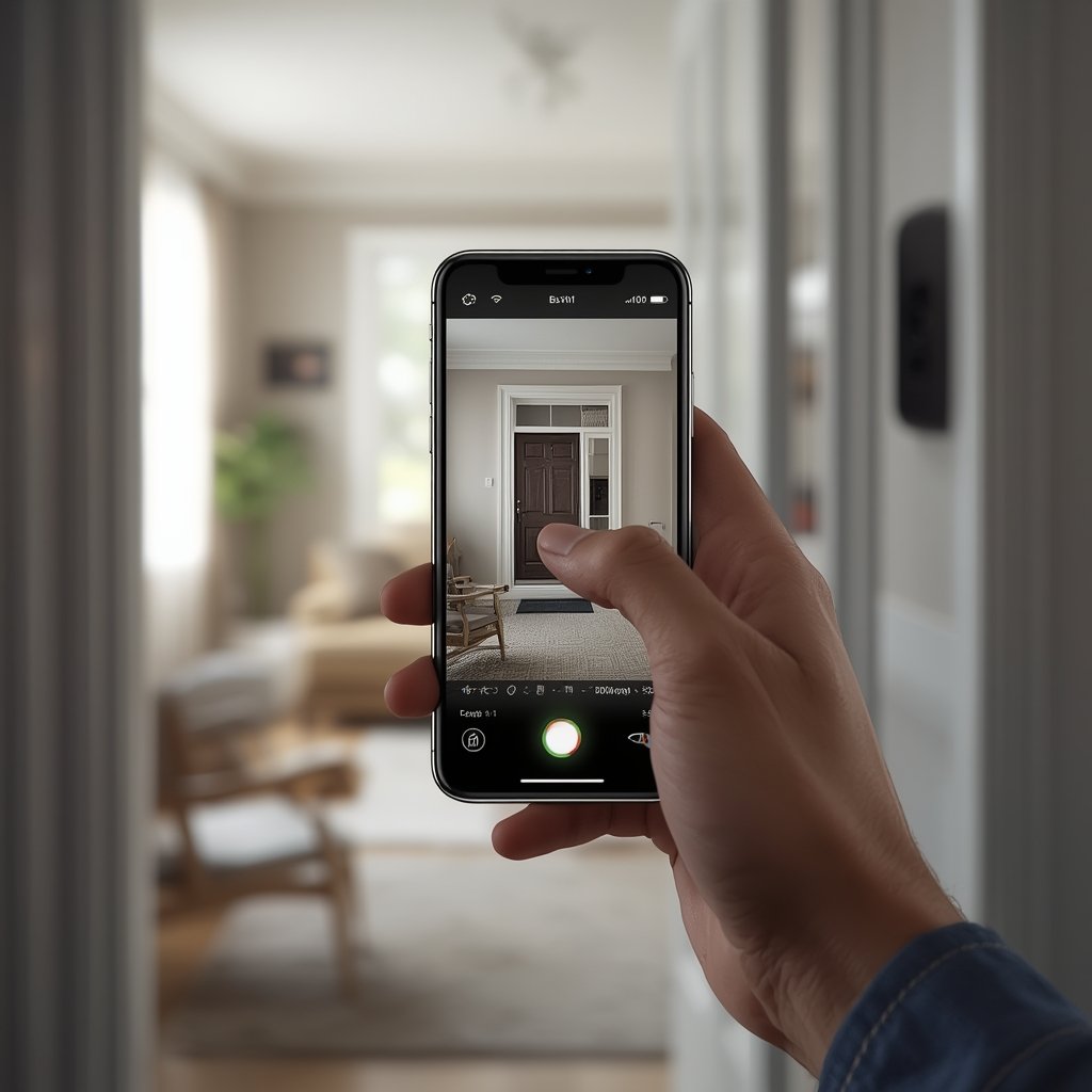 video doorbell in action