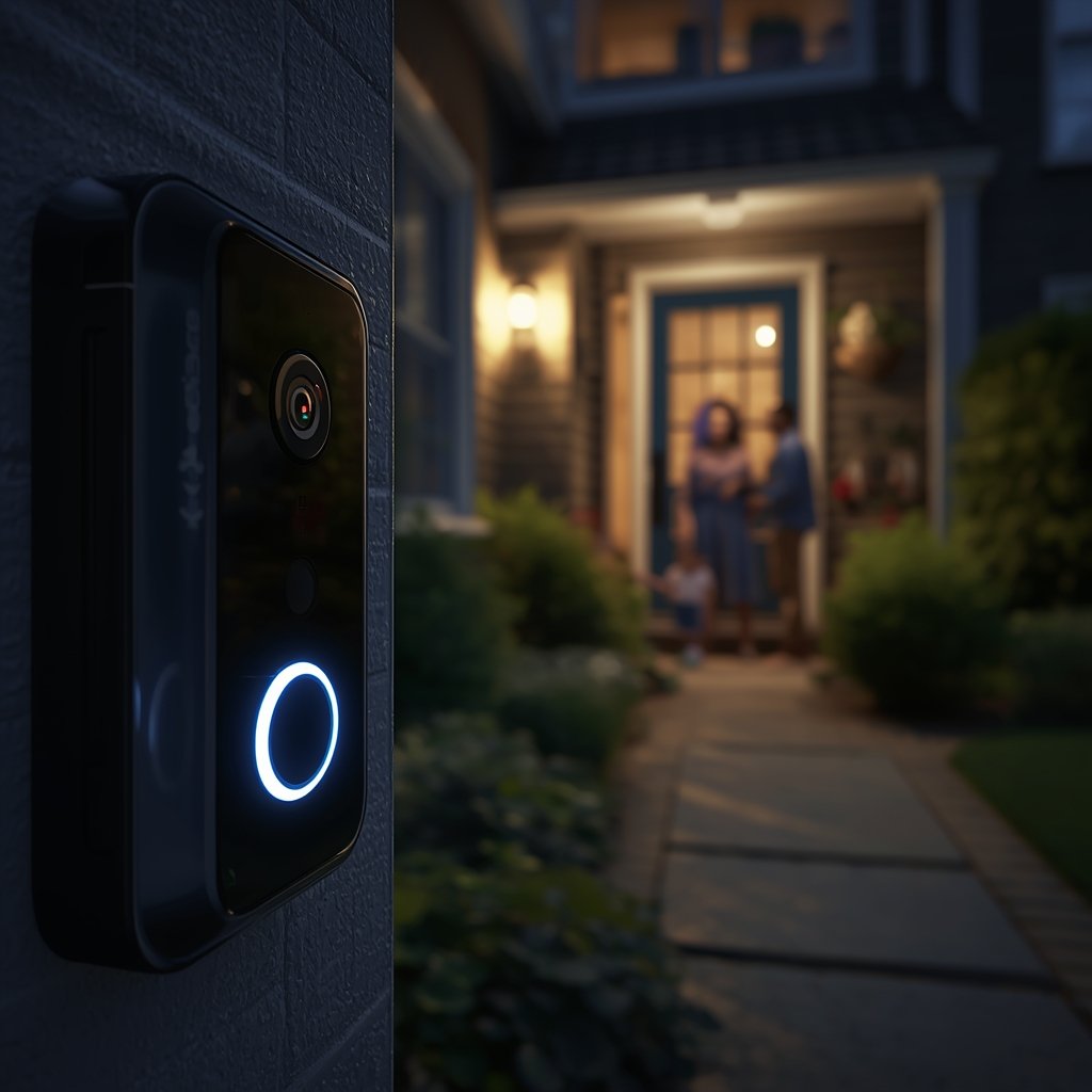 video doorbell in action