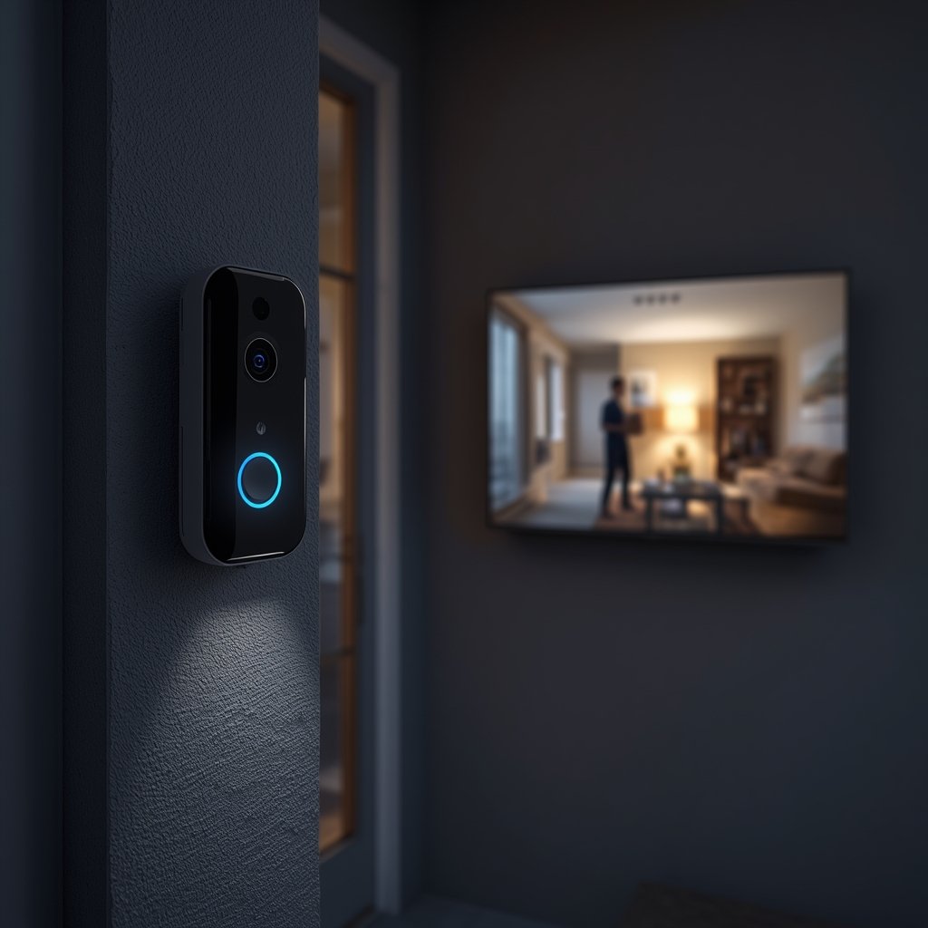video doorbell in action