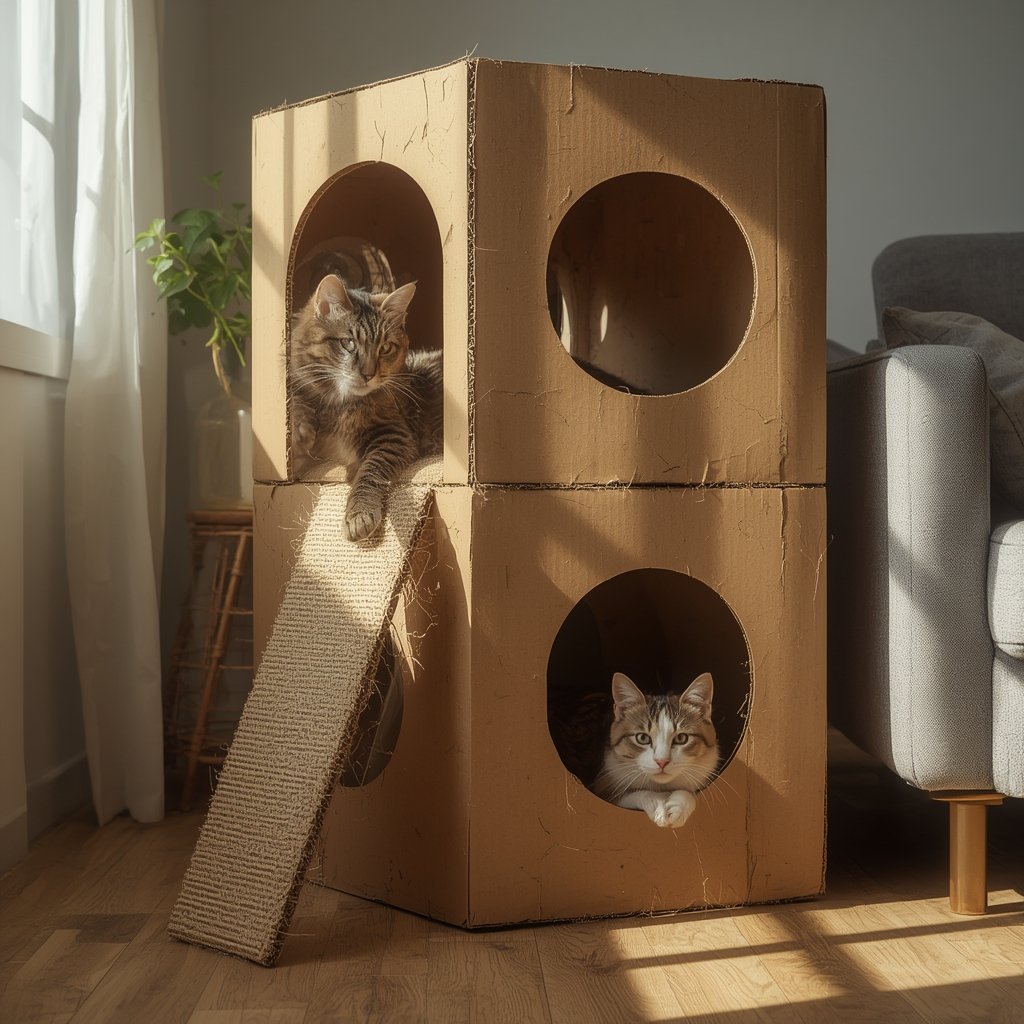 cat house in action