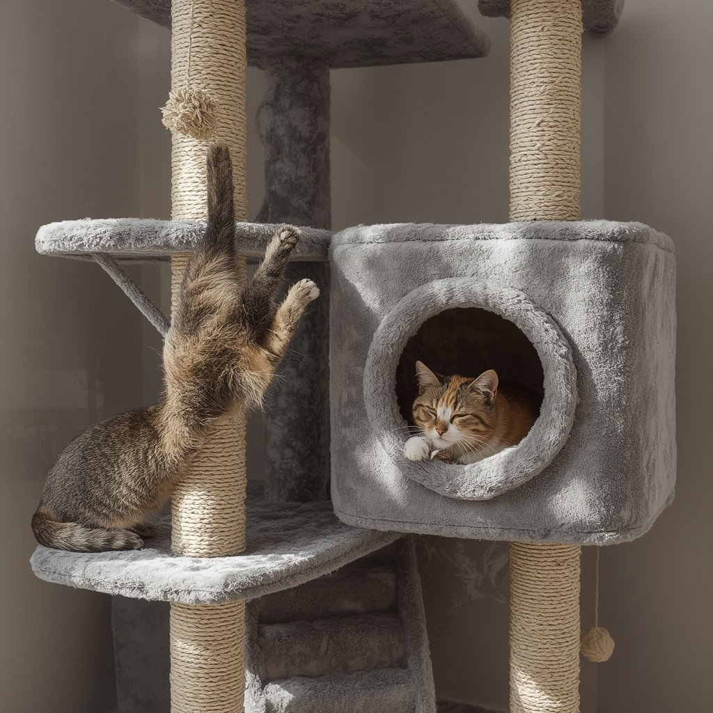 Cat Tree: 7 Ultimate Steps for the Best 2026 Solution 2 cat tree in action