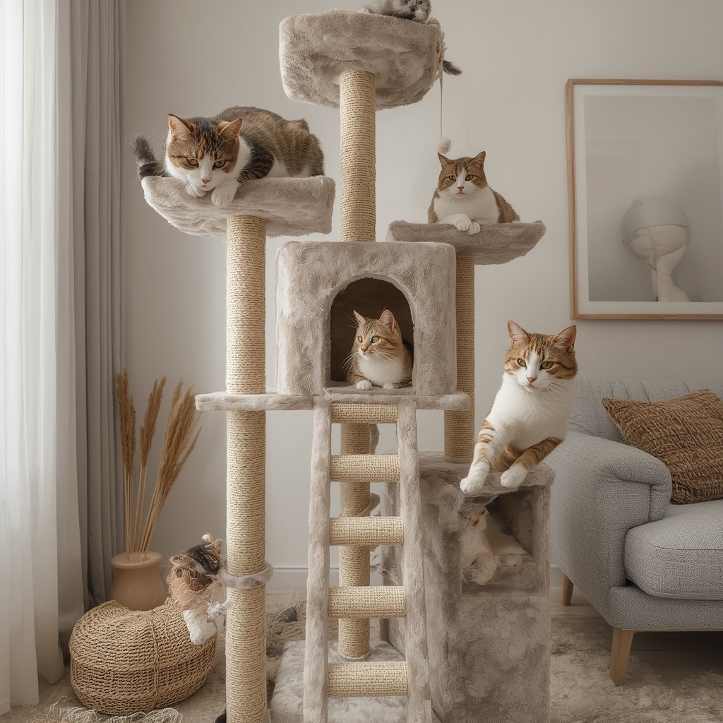 Cat Tree in action