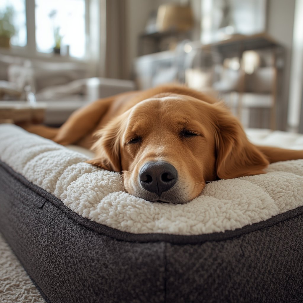 orthopedic bed in action